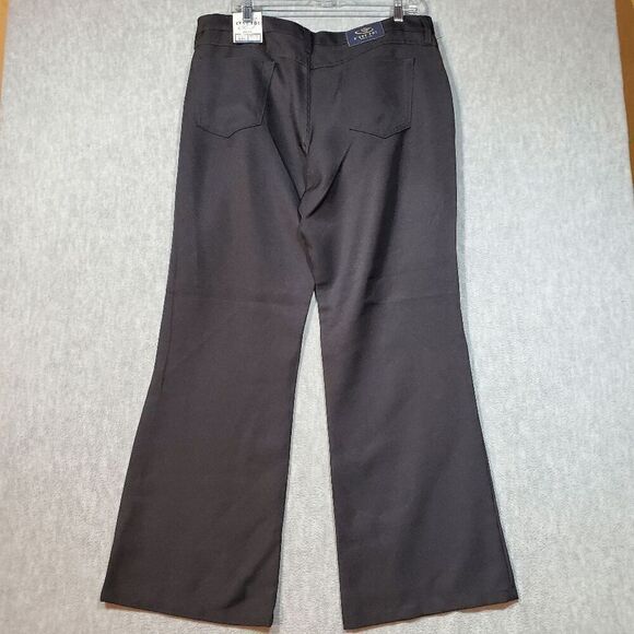 C’EST TOI Pants Womens 2XL Black Bootcut USA Premium Flat Front Comfort Preppy - Picture 10 of 11
